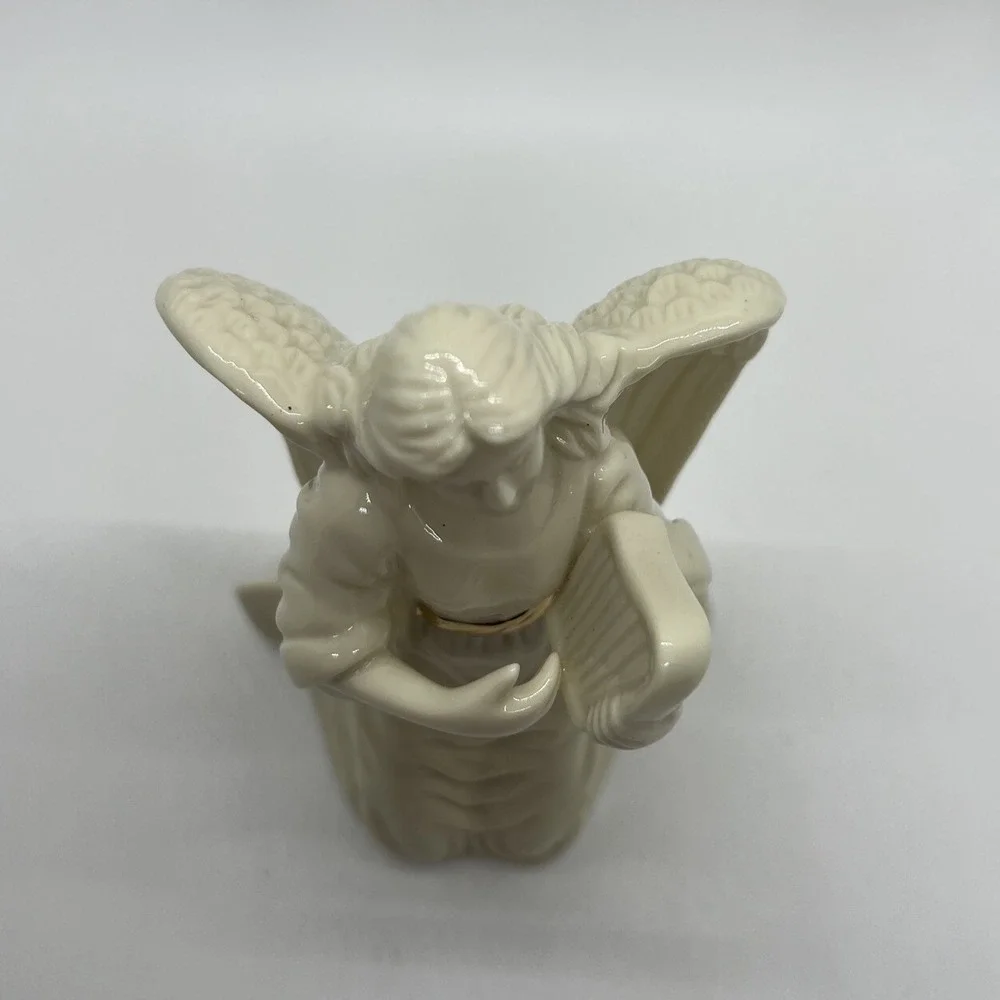 Lenox‎ Guardian Angel Playing Harp Porcelain Figurine 4 1/2
